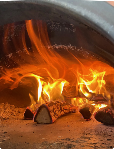 Cuisson au feu de bois